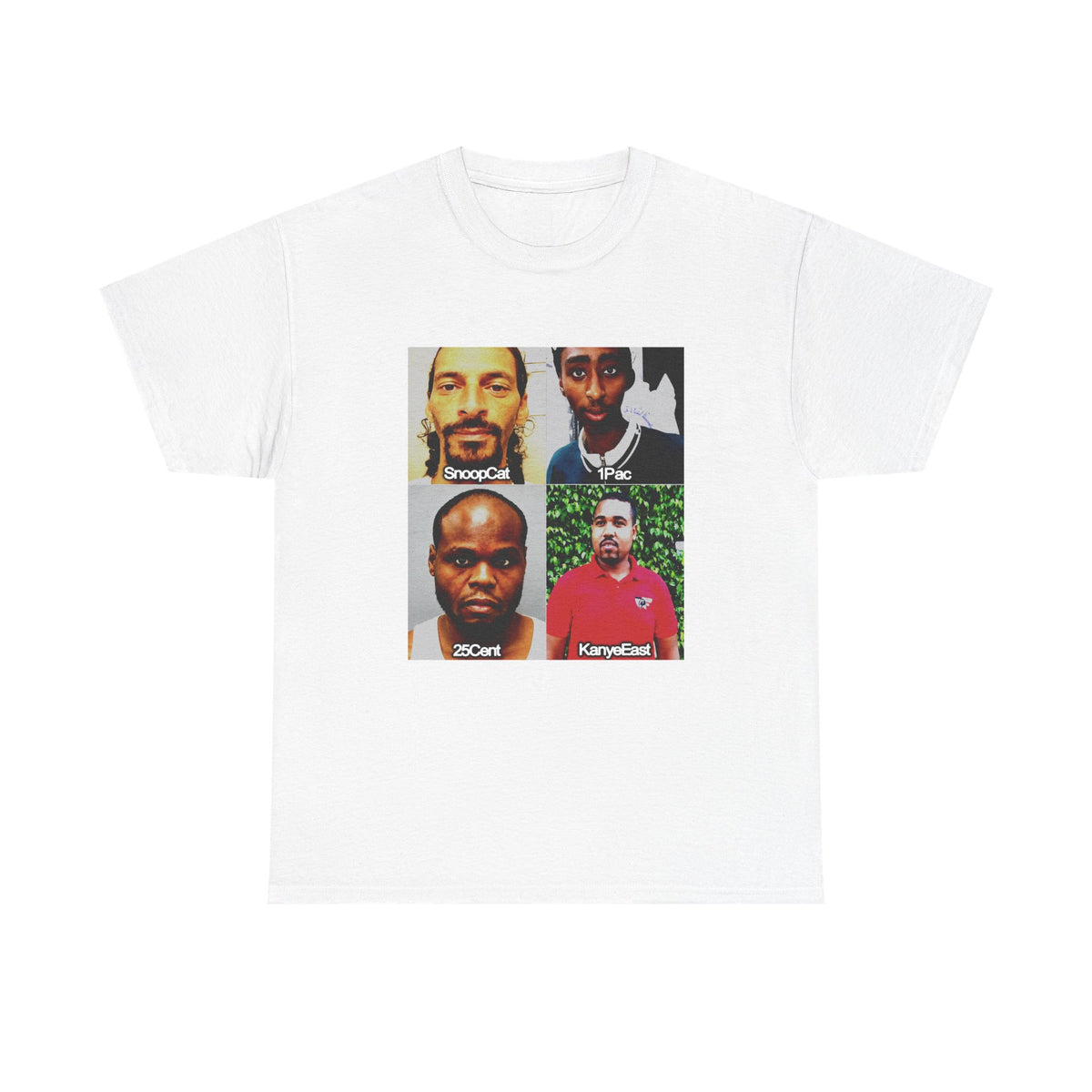 SnoopCat 1Pac 25Cent KanyeEast T-Shirt